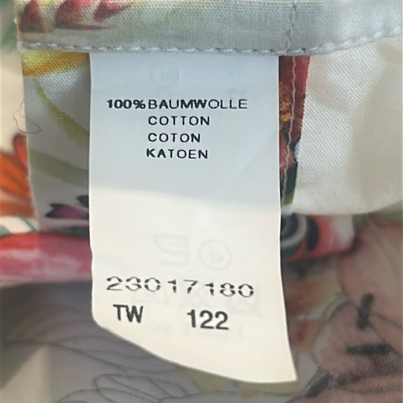 HAUPT Germany Men’s Cotton Floral Button Up Long Sleeve Shirt Size XL 17 1/2 - Picture 14 of 16